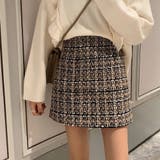 ブラウン | ツイード スカート レディース | Miniministore
