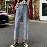 サックス | デニムパンツ レディースストレートデニム | Miniministore