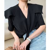 セーラーカラー ブラウス レディース オフィスカジュアル | Aimoon | 詳細画像10 