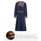 デニム シャツワンピース レトロ風 韓国 | Aimoon | 詳細画像11