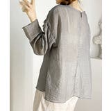 ワッシャー ブラウス レディース 長袖 オフィスカジュアル | Aimoon | 詳細画像11 