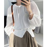 ブラウス レディース 長袖 スリット入り オフィスカジュアル | Aimoon | 詳細画像3
