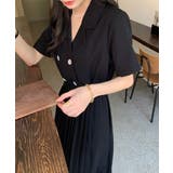 スーツ風ワンピース ウエストマーク | Aimoon | 詳細画像5
