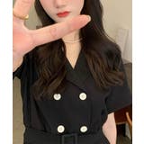 スーツ風ワンピース ウエストマーク | Aimoon | 詳細画像6