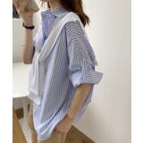 ブラウス ストライプ柄 レディース 春夏 | Aimoon | 詳細画像3 