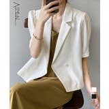 テーラードジャケット 半袖 レディース | Aimoon | 詳細画像1