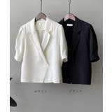 テーラードジャケット 半袖 レディース | Aimoon | 詳細画像2