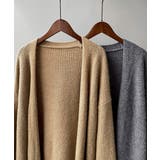 リブニット  ロングカーディガン 韓国風 | Aimoon | 詳細画像11 