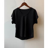 Uネックカットソー 韓国風 半袖Tシャツ | Aimoon | 詳細画像15
