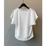Uネックカットソー 韓国風 半袖Tシャツ | Aimoon | 詳細画像17