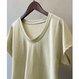 Uネックカットソー 韓国風 半袖Tシャツ | Aimoon | 詳細画像22
