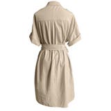 リネン シャツワンピース レディース 半袖 | Aimoon | 詳細画像13