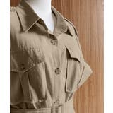 リネン シャツワンピース レディース 半袖 | Aimoon | 詳細画像14