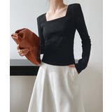 スクエアネック カットソー レディース | Aimoon | 詳細画像6 