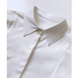 韓国 サテンブラウス 光沢 レディース オフィスカジュアル | Aimoon | 詳細画像17 