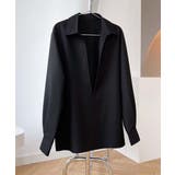 シャツブラウス 長袖 レディース 韓国 オフィスカジュアル | Aimoon | 詳細画像12 