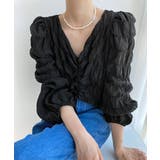 ブラウス Vネック レディース長袖 春夏 オフィスカジュアル | Aimoon | 詳細画像9 