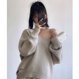 ニットセーター Vネック レディース | Aimoon | 詳細画像5