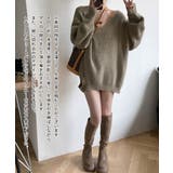 ニットセーター Vネック レディース | Aimoon | 詳細画像8
