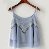 刺しゅう フレアキャミソール レディース | Miniministore | 詳細画像11