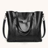 ブラック | PUトートバッグ レディース オフィスカジュアル | Miniministore