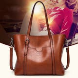 PUトートバッグ レディース オフィスカジュアル | Miniministore | 詳細画像11 