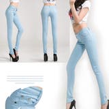 カラーデニムパンツ レディース 美脚スキニ | Miniministore | 詳細画像8