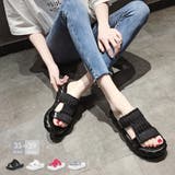 厚底サンダル メッシュ ニットサンダル | Miniministore | 詳細画像1