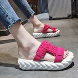 厚底サンダル メッシュ ニットサンダル | Miniministore | 詳細画像12