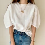 ホワイト | パフスリーブ Tシャツ レディース | Miniministore
