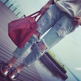 ダメージ デニムパンツ 韓国風 お洒落 | Miniministore | 詳細画像1