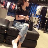 ダメージ デニムパンツ 韓国風 お洒落 | Miniministore | 詳細画像2