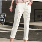クラッシュ デニムパンツ レディース ダメージ ジーンズ ジーパン 美脚パンツ | Miniministore | 詳細画像14