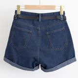 ベルト付きデニムショートパンツ春夏短パン | Miniministore | 詳細画像23