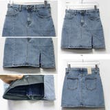 キュロット デニムスカート ミニスカート | Miniministore | 詳細画像3 