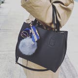 トートバッグ レディース ファーチャーム | Miniministore | 詳細画像1