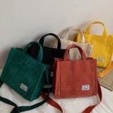 コーデュロイ ミニトートバッグ 3way | Miniministore | 詳細画像1