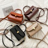 レトロショルダーバッグPUレザー2way オフィスカジュアル | Miniministore | 詳細画像1