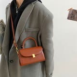 レトロショルダーバッグPUレザー2way オフィスカジュアル | Miniministore | 詳細画像16