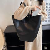 PUレザートートバッグ 大容量 レトロ オフィスカジュアル | Miniministore | 詳細画像7 