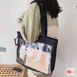 キャンバスバッグ クリアポケット 大容量 | Miniministore | 詳細画像5