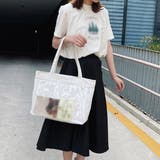 キャンバスバッグ クリアポケット 大容量 | Miniministore | 詳細画像9