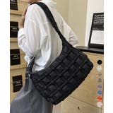 キルティングショルダーバッグ大容量軽量鞄 | Miniministore | 詳細画像1 