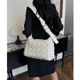 キルティングショルダーバッグ大容量軽量鞄 | Miniministore | 詳細画像4 