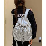 巾着リュック メタリック ドロストバッグ | Miniministore | 詳細画像1