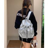 巾着リュック メタリック ドロストバッグ | Miniministore | 詳細画像2