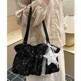 星柄ショルダーバッグチャーム付きトート鞄 | Miniministore | 詳細画像4 