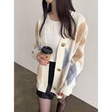 配色ニットカーディガン 韓国風レディース | Miniministore | 詳細画像37 