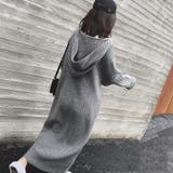 フード付き ニットワンピース秋冬 韓国風 | Miniministore | 詳細画像6