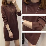 ニットチュニック 長袖 ニットトップス | Miniministore | 詳細画像9